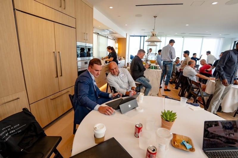 Photo from the Newport Industrial IQ bootcamp hosted by Saul Zenkevicius (5).